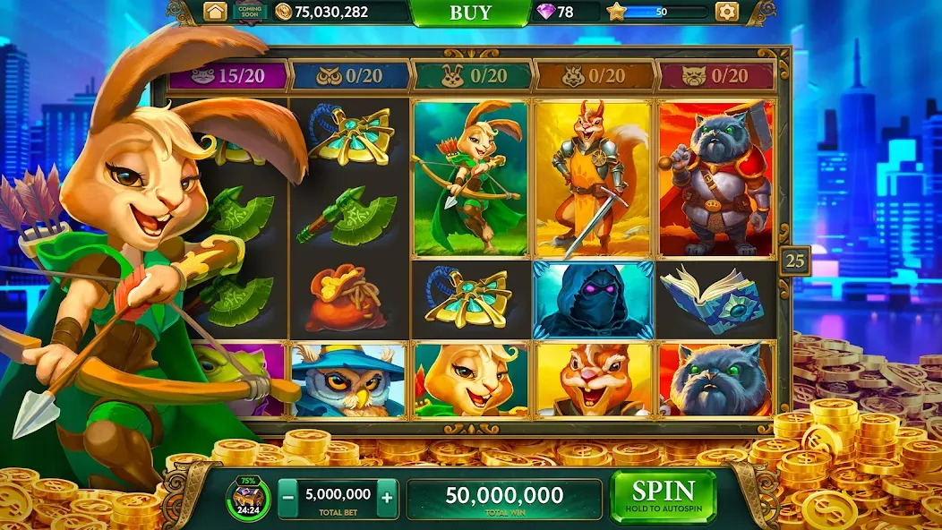 ARK Casino - Vegas Slots Game (АРК Казино)  [МОД Menu] Screenshot 2