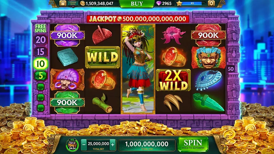 ARK Casino - Vegas Slots Game (АРК Казино)  [МОД Menu] Screenshot 3