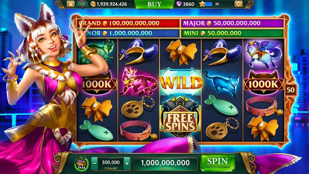 ARK Casino - Vegas Slots Game (АРК Казино)  [МОД Menu] Screenshot 4