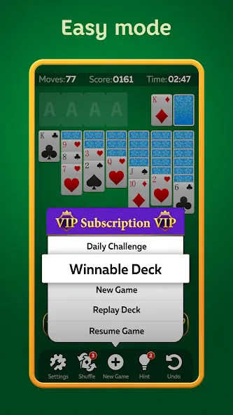 Solitaire Play - Card Klondike (Солитер Плей)  [МОД Mega Pack] Screenshot 4