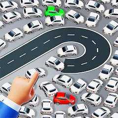 Скачать взлом Parking Jam: Car Parking Games (Паркинг Джем)  [МОД Все открыто] на Андроид