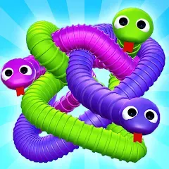 Скачать взлом Tangled Snakes Puzzle Game (Танглед Снейк 3Д) [МОД Бесконечные монеты] на Андроид