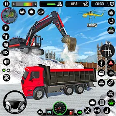 Скачать взлом Excavator Simulator Crane Game (Экскаватор Симулятор Кран Игра)  [МОД Много денег] на Андроид