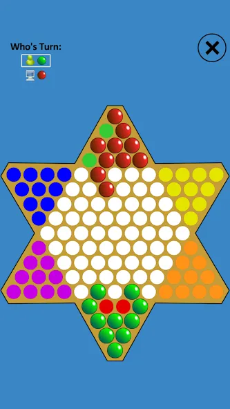 Chinese Checkers Touch (Китайские шашки Тач)  [МОД Menu] Screenshot 1