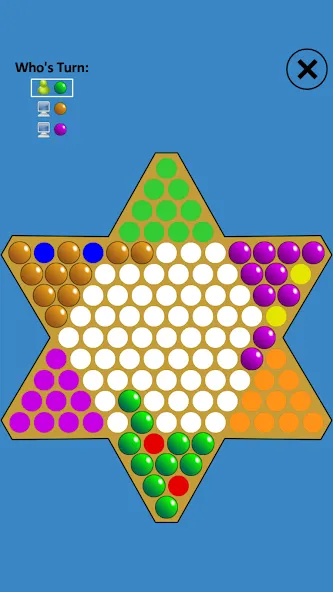 Chinese Checkers Touch (Китайские шашки Тач)  [МОД Menu] Screenshot 2