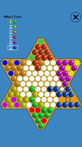 Chinese Checkers Touch (Китайские шашки Тач)  [МОД Menu] Screenshot 3