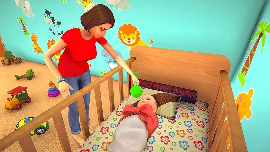 Virtual Pregnant Mom Baby Care (Виртуальная беременная мама Уход за младенцем)  [МОД Menu] Screenshot 4