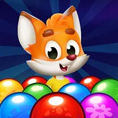 Скачать взлом Bubble Friends Bubble Shooter [МОД Бесконечные деньги] на Андроид