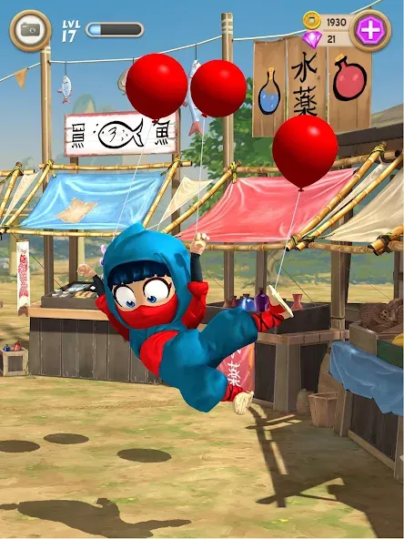 Clumsy Ninja (Кламзи Ниндзя)  [МОД Все открыто] Screenshot 3