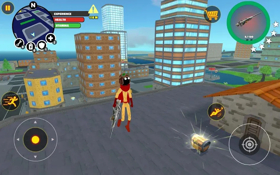 Stick Superhero  [МОД Все открыто] Screenshot 1