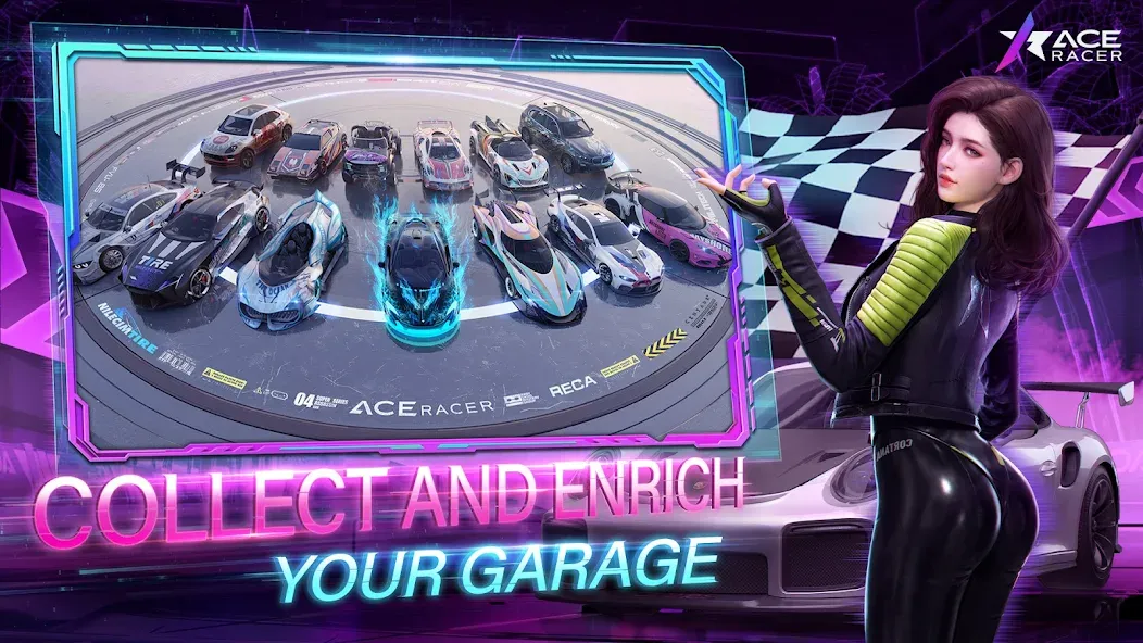 Ace Racer (Эйс Рейсер)  [МОД Unlimited Money] Screenshot 2