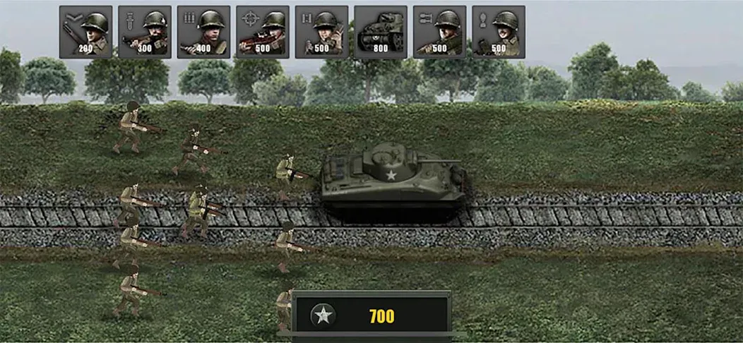 Warfare War Troops (Военное сражение Война Войска)  [МОД Много денег] Screenshot 2