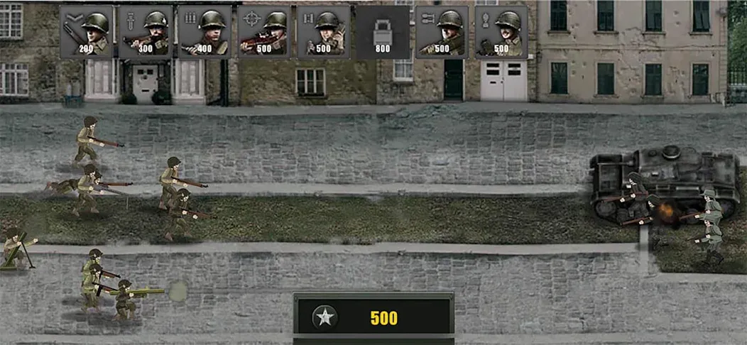 Warfare War Troops (Военное сражение Война Войска)  [МОД Много денег] Screenshot 3