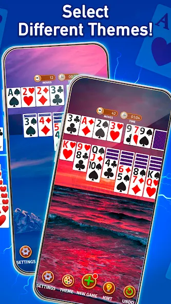 Solitaire: Classic Card Game (Клондайк Солитер)  [МОД Много денег] Screenshot 4