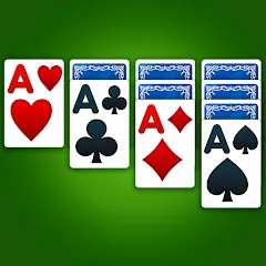 Скачать взлом Solitaire: Classic Card Game (Клондайк Солитер)  [МОД Много денег] на Андроид