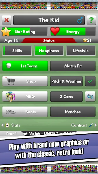 New Star Soccer (Нью Стар Соккер)  [МОД Unlimited Money] Screenshot 2