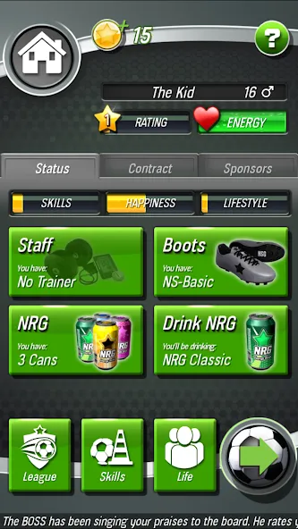 New Star Soccer (Нью Стар Соккер)  [МОД Unlimited Money] Screenshot 4