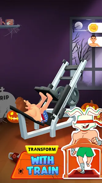 Idle Workout Master: MMA hero (Айдл Воркаут Мастер)  [МОД Бесконечные монеты] Screenshot 4