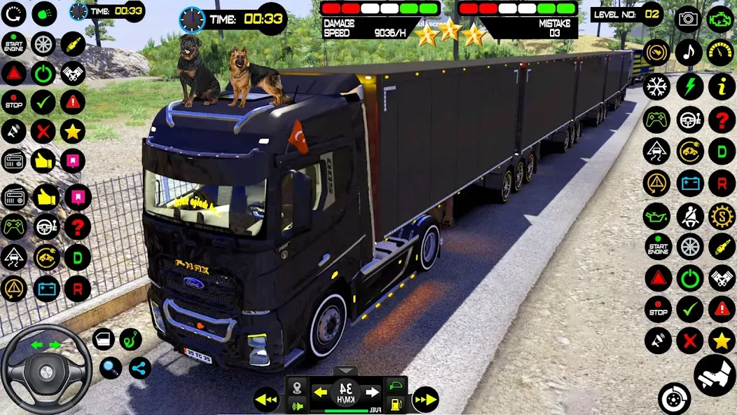 Cargo Truck Driving Truck Game (Ойл трек геймс симулятор 3D)  [МОД Много денег] Screenshot 3