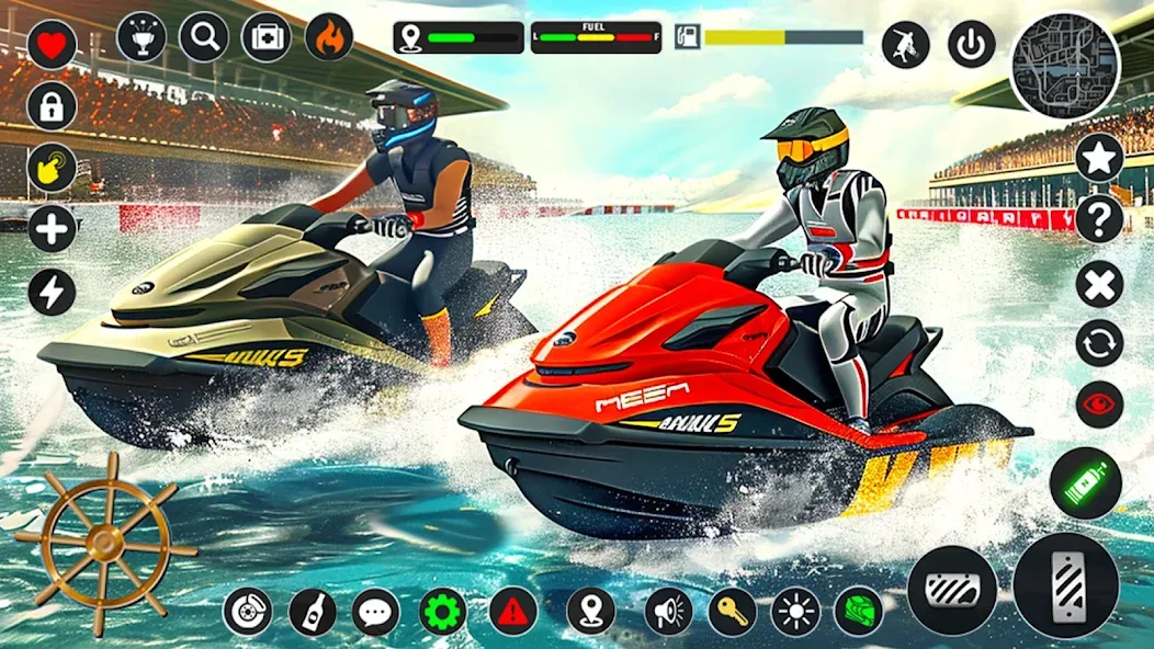 Jetski Boat Racing: Boat Games (Джетски Гонки на лодках)  [МОД Unlimited Money] Screenshot 3