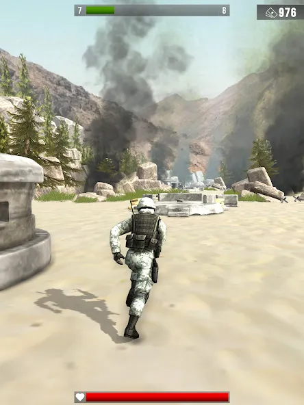 Infantry Attack: War 3D FPS (Инфантерийская атака)  [МОД Бесконечные монеты] Screenshot 4