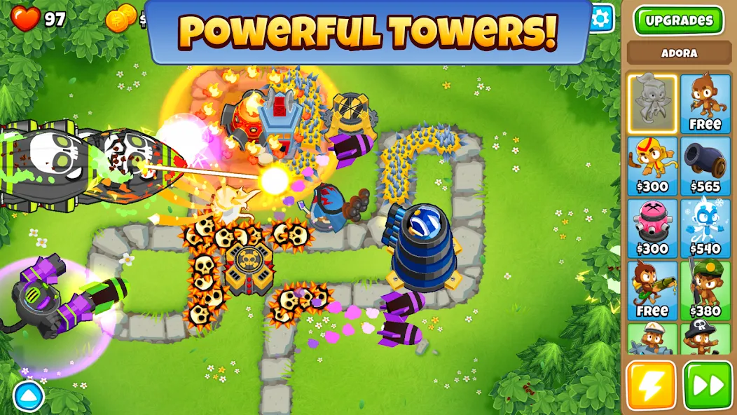 Bloons TD 6 (Блунс ТД 6)  [МОД Unlimited Money] Screenshot 2