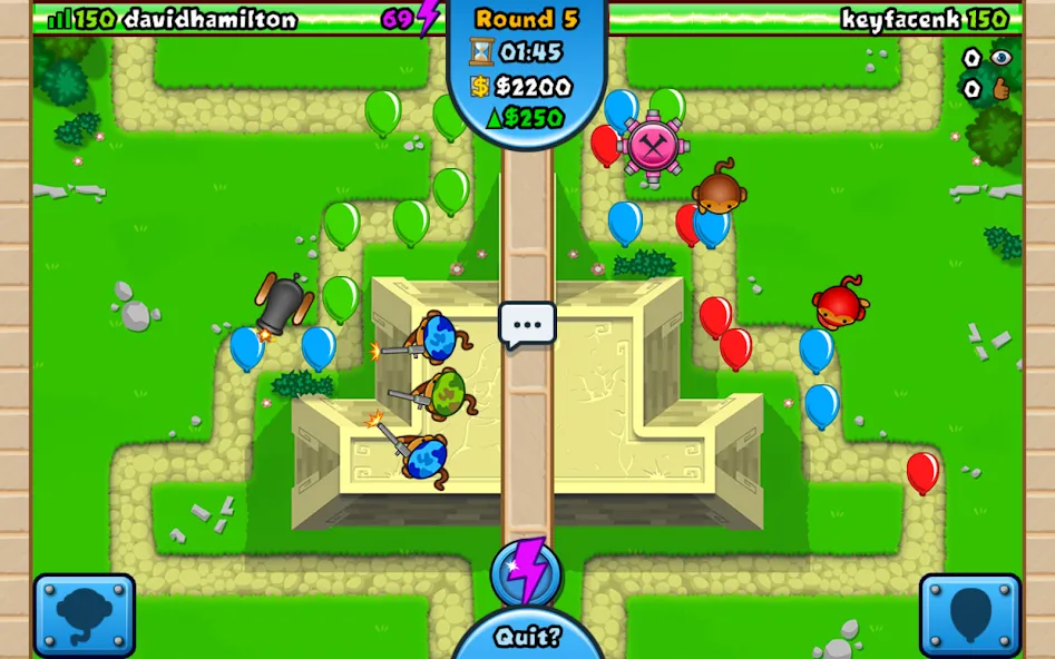 Bloons TD Battles (Блунс ТД Батлз)  [МОД Бесконечные монеты] Screenshot 2