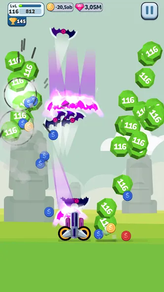 Ball Blast Cannon blitz mania (Балл Бласт Кэннон блиц мания)  [МОД Много монет] Screenshot 2