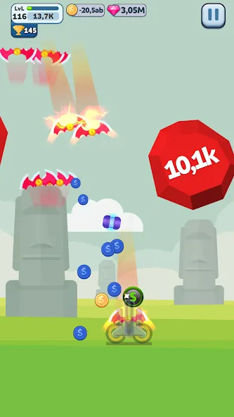 Ball Blast Cannon blitz mania (Балл Бласт Кэннон блиц мания)  [МОД Много монет] Screenshot 3