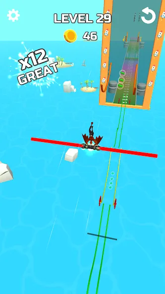 Stunt Rails (тант Рэйлз)  [МОД Бесконечные монеты] Screenshot 3