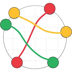 Скачать взлом Same Color: Connect Two Dots (Сейм Колор Дот) [МОД Много монет] на Андроид