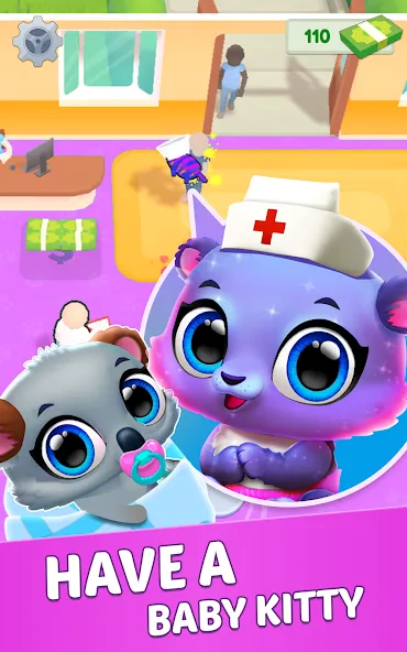 Cute Animals: Pet Doctor (Мрдж Кьют Энималс)  [МОД Бесконечные монеты] Screenshot 2