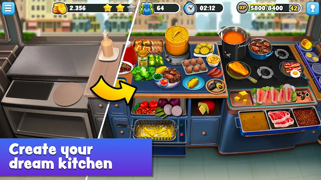 Food Truck Chef™ Cooking Games (Фуд Трак Шеф)  [МОД Menu] Screenshot 3