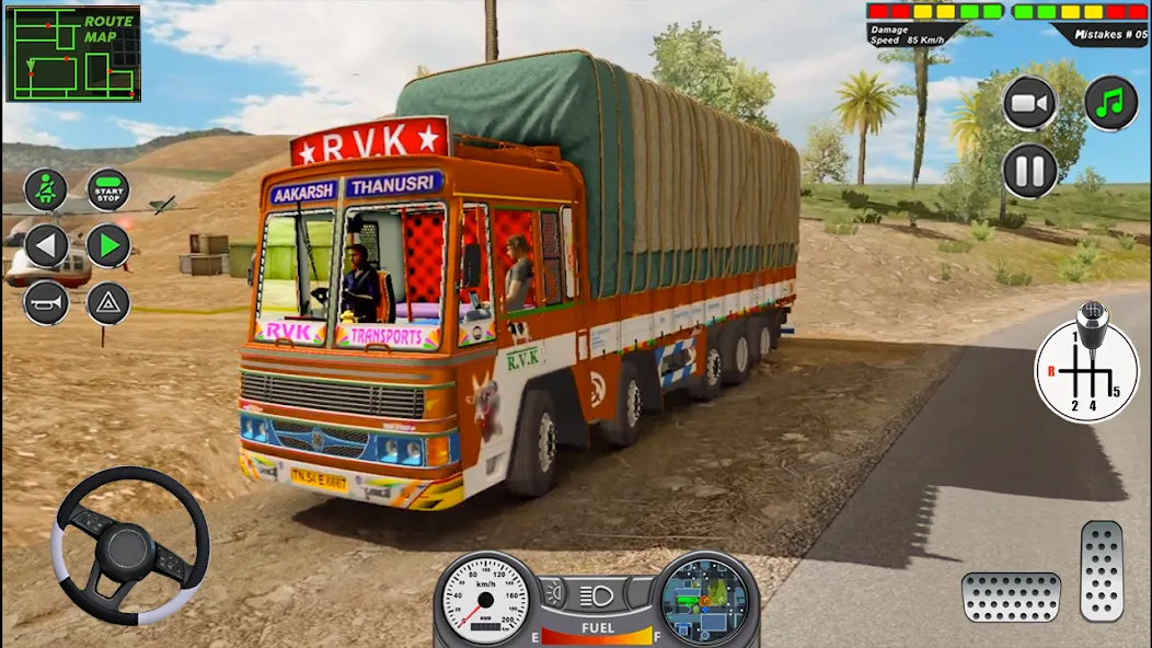 Indian Heavy Truck Delivery 3D  [МОД Меню] Screenshot 1