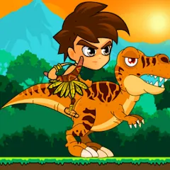 Скачать взлом Super Warrior Dino Adventures (Супер Воин Дино Приключения)  [МОД Много монет] на Андроид