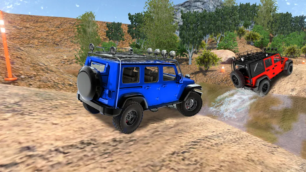 4X4 Offroad SUV Driving Games  [МОД Бесконечные монеты] Screenshot 1