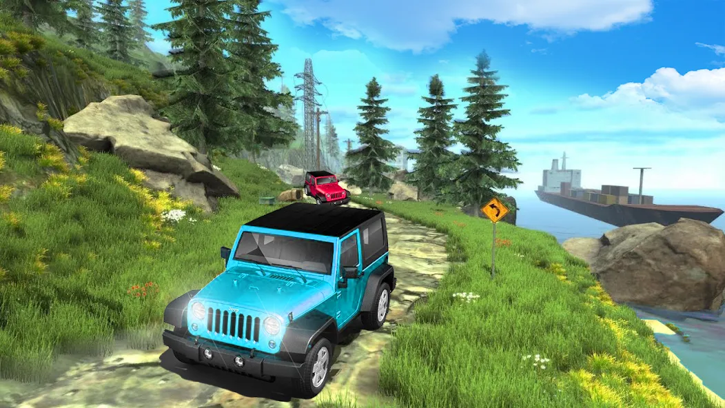 4X4 Offroad SUV Driving Games  [МОД Бесконечные монеты] Screenshot 3