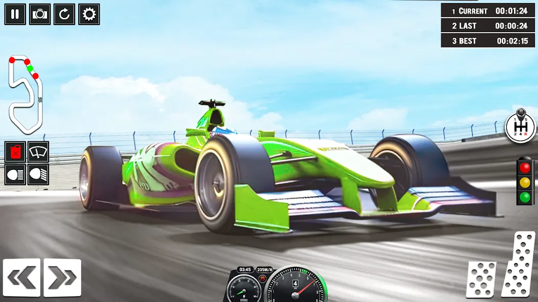 Formula Racing Car Racing Game  [МОД Бесконечные монеты] Screenshot 5