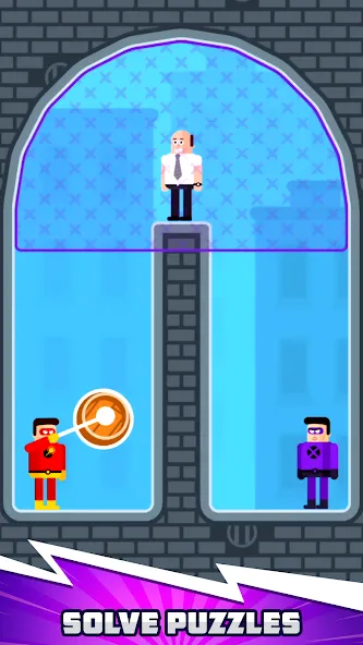 The Superhero League (Зе Суперхиро Лигующ)  [МОД Menu] Screenshot 2