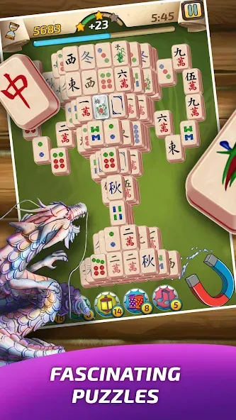 Mahjong Village  [МОД Много монет] Screenshot 1