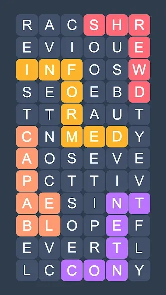 Word Search - Evolution Puzzle  [МОД Mega Pack] Screenshot 2