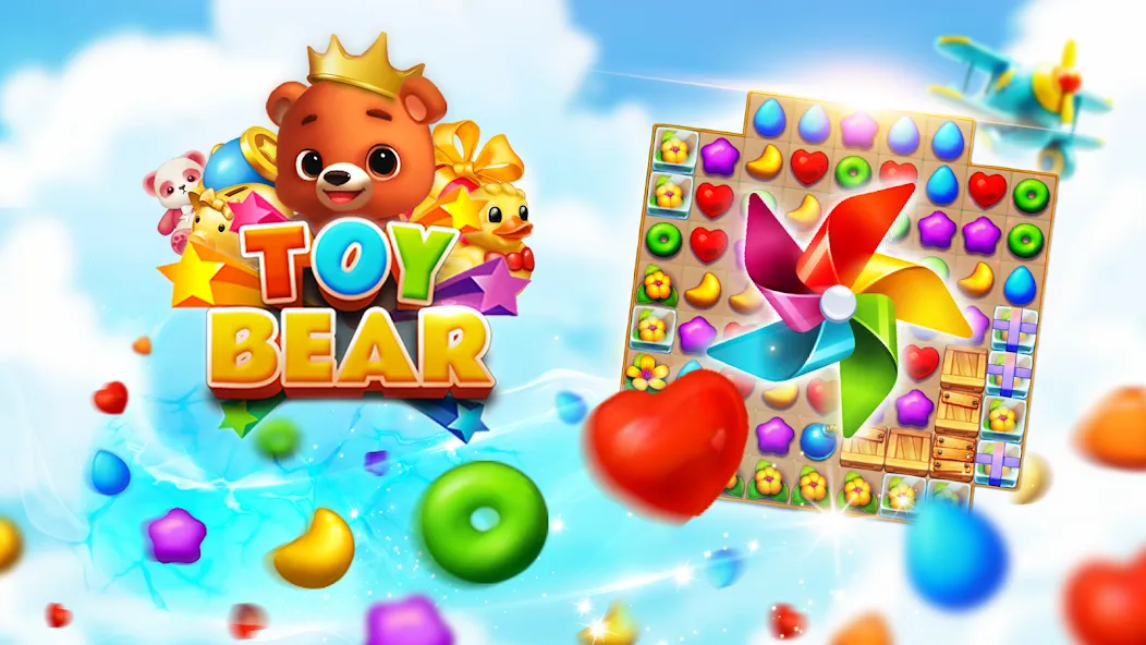 Toy Bear Sweet POP: Match 3 (Той Бир Свит ПОП)  [МОД Unlimited Money] Screenshot 5