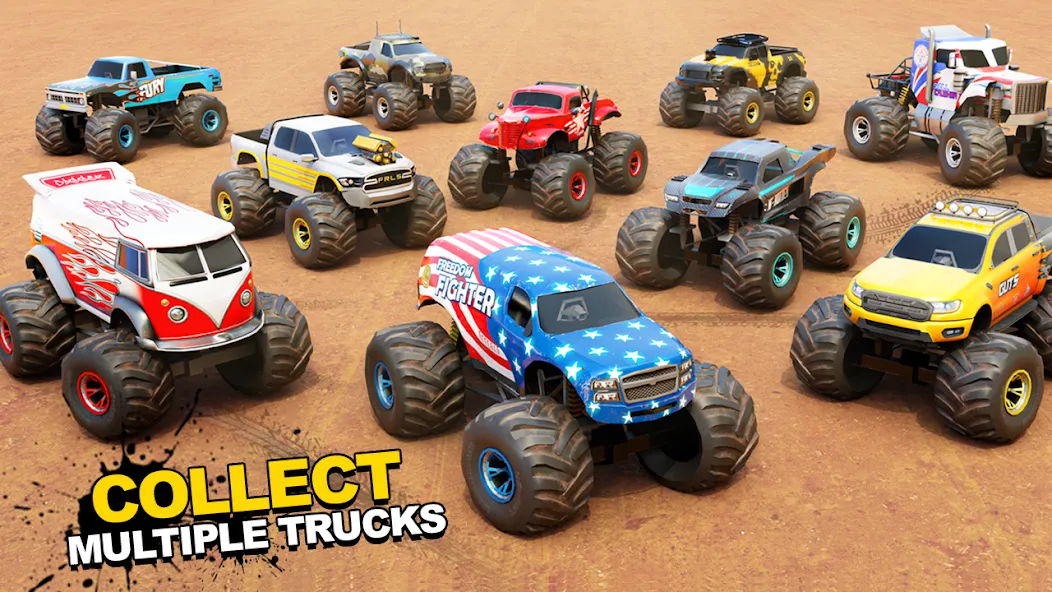 Fearless US Monster Truck Game (Фирлесс ЮЭС Монстер Трак Гейм)  [МОД Mega Pack] Screenshot 2