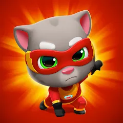 Скачать взлом Talking Tom Hero Dash [МОД Unlimited Money] на Андроид