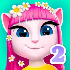 Скачать взлом My Talking Angela 2 [МОД Все открыто] на Андроид