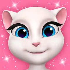 Скачать взлом My Talking Angela [МОД Mega Pack] на Андроид