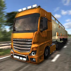 Скачать взлом European Truck Simulator (Юро Трак Драйвер) [МОД Меню] на Андроид