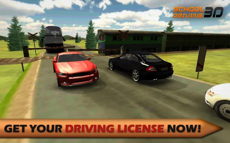 School Driving 3D (Скул Драйвинг 3Д)  [МОД Unlocked] Screenshot 1