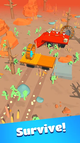 Zombie Raft (Зомби Рафт)  [МОД Все открыто] Screenshot 2