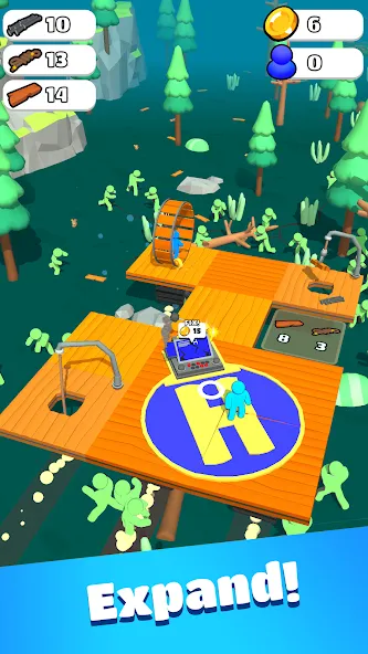 Zombie Raft (Зомби Рафт)  [МОД Все открыто] Screenshot 5
